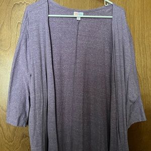 Lularoe purple cardigan